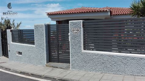 Diseño de cerramientos exteriores modernos