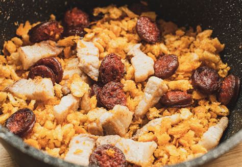 Plato típico manchego como migas