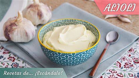 Preparación del alioli