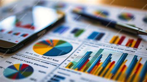 gráfica de análisis financiero y rendimiento corporativo
