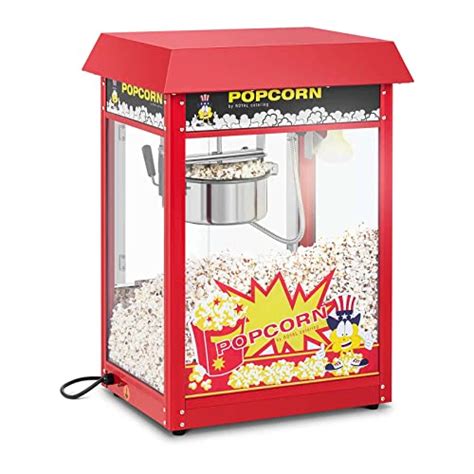 Máquina de palomitas americana clásica en un evento