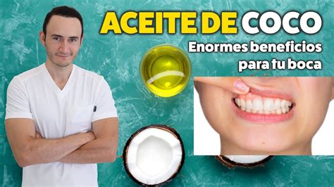 aceite de coco para higiene bucal