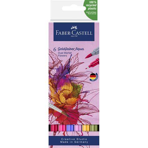 Pack 6 rotuladores Goldfaber Aqua Dual Marker Fantasy