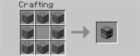 Receta de crafteo de carne de zombie a cuero en un horno de Minecraft