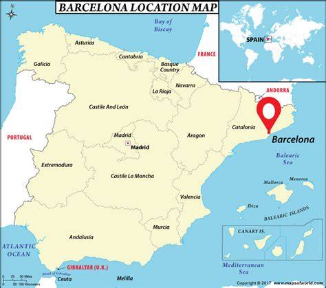 Mapa de Barcelona destacando la ubicación de la empresa