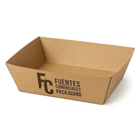 Bandejas de cartón ecológicas para patatas fritas