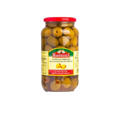 Aceitunas gordales rellenas de vermouth blanco