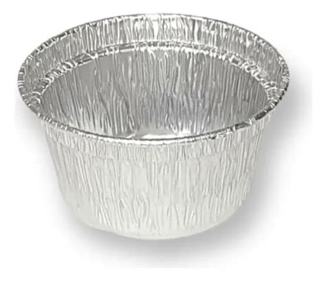 Molde de aluminio individual con caramelo líquido