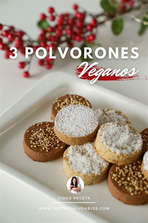Polvorones veganos de Navidad