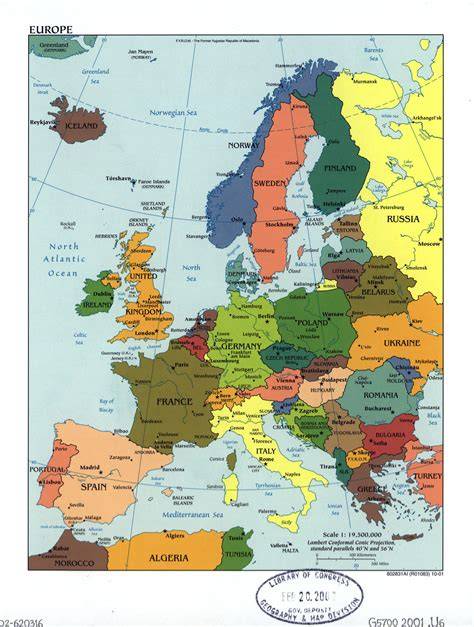 Mapa de Europa con las ciudades donde Antonio Quesada expuso sus obras