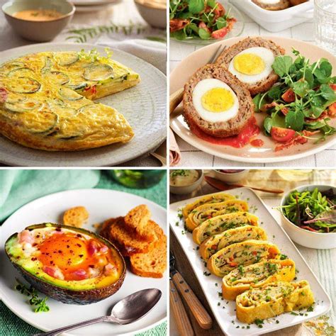 Collage de platos elaborados con huevos en Thermomix