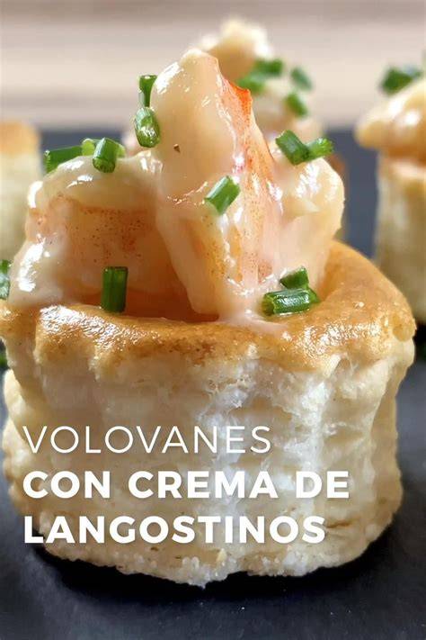 Pan con langostinos y crema