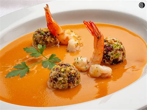 Ingredientes para langostinos con queso crema