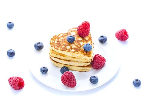 Tortitas de corazón para San Valentín