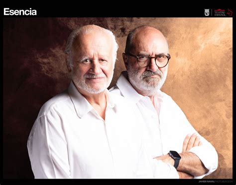 Fotografía de José Coronado y Juan Echanove en sus papeles de Chus y Juan