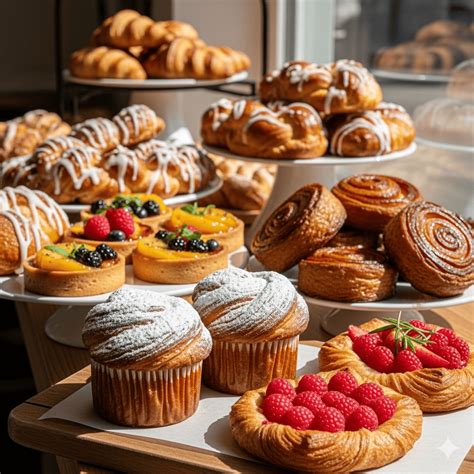 Imágenes de repostería artesanal y postres típicos de cafeterías en Malasaña