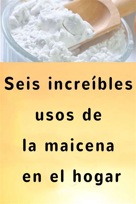Infografía: Usos de la maicena en el cuidado de la piel