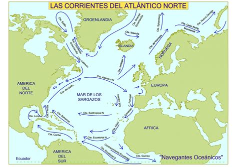 Mapa del Atlántico Norte, zona de pesca del salmón