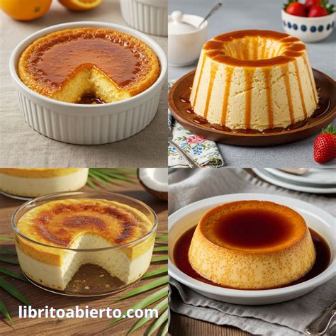 Variedad de flanes caseros