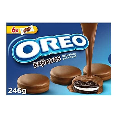 Galletas Oreo bañadas en chocolate con leche