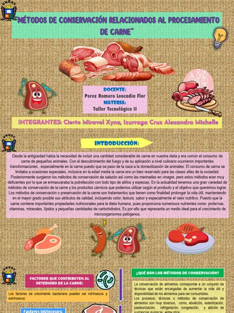 Infografía sobre conservación de carne de pollo