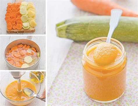Verduras para puré: patatas, calabacín, zanahoria