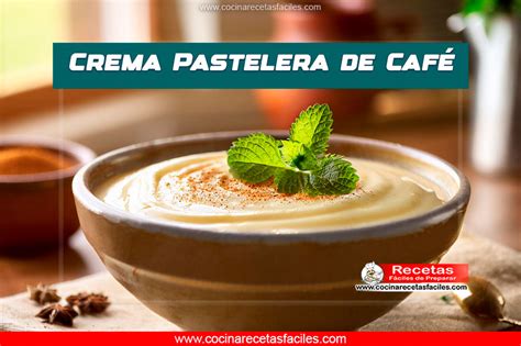 Postre con crema pastelera de cafe