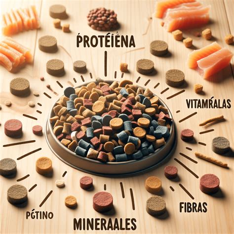 Composición nutricional de pienso para gatos