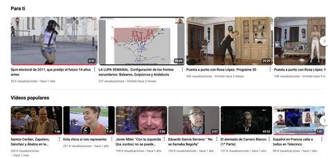 Captura de pantalla del canal de YouTube 