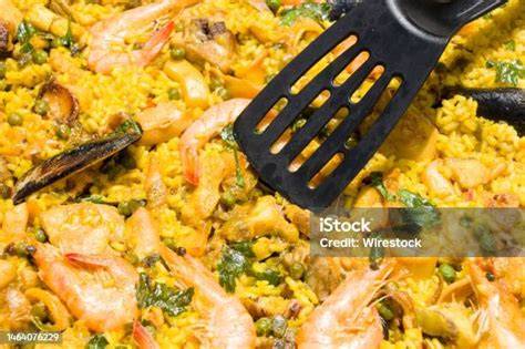 Proceso de cocción de la paella