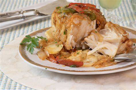 Plato de bacalao a la brasa