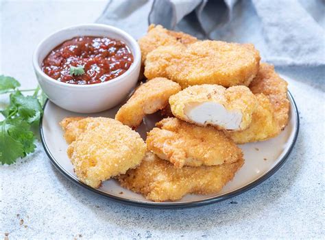 Nuggets de pollo caseros