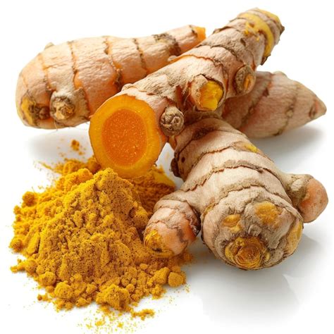 Raíz de cúrcuma fresca