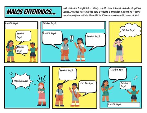 Ilustración de varias historietas de la Escuela Bruguera