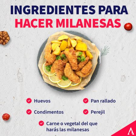 Ingredientes para milanesa vegetariana