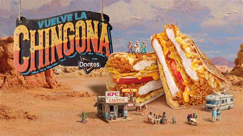 Quesadilla La Chingona de KFC con Doritos