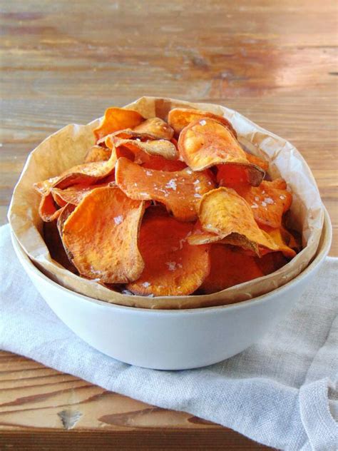 Chips de boniato fritos