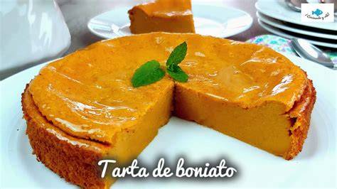 Tarta de boniato dulce