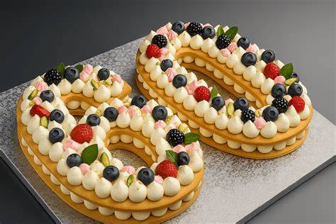 Detalle de una tarta creativa de Arte Sano