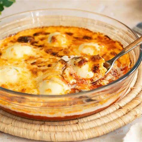 Ingredientes para huevos gratinados