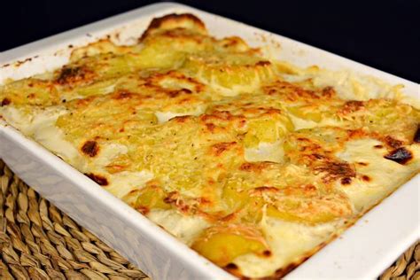 Patatas gratinadas a la dauphinoise
