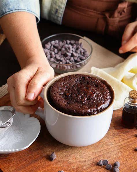 Mug cake en una taza