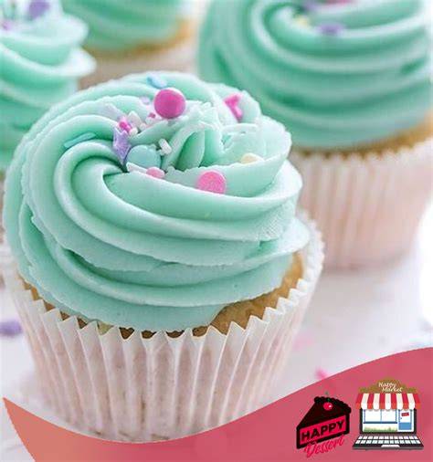 Imagen de cupcakes decorados con nata
