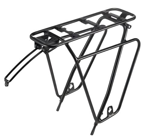 Diagrama de una bicicleta con parrilla trasera