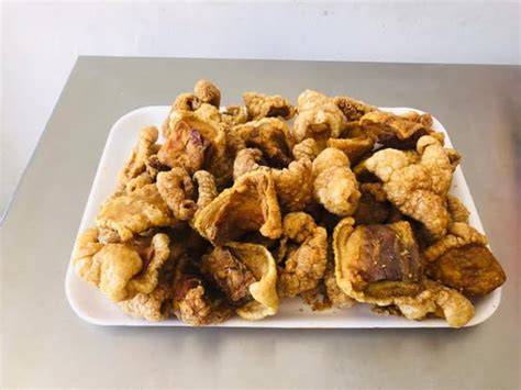 chicharron crujiente recien hecho