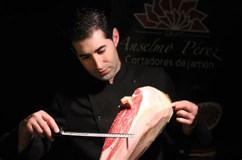 Equipo de cortadores de jamón del Grupo Anselmo Pérez