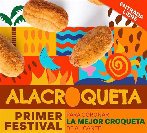 Ilustración del festival Alacroqueta en la Plaza Séneca de Alicante