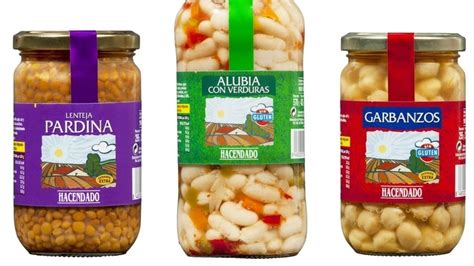 Variedad de conservas de legumbres de Alta Sierra