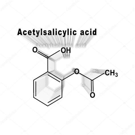 Composición química del ácido acetilsalicílico