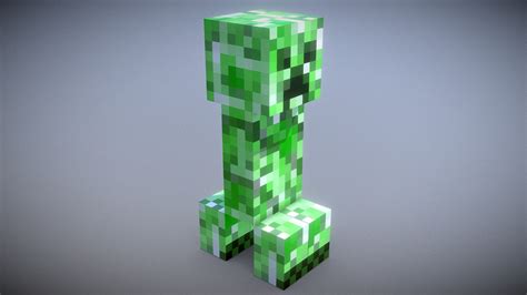 Modelo 3D del Creeper de Minecraft